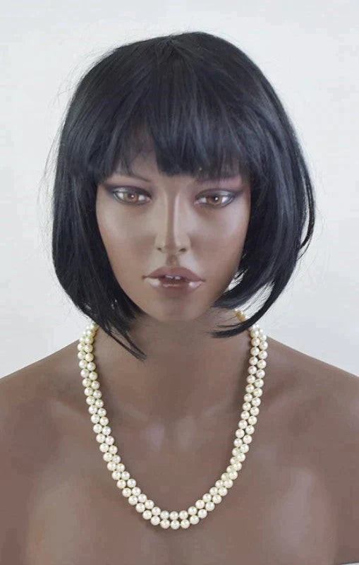 Lovely Double Strand 24" Pearl Necklace w 14k White Gold Clasp