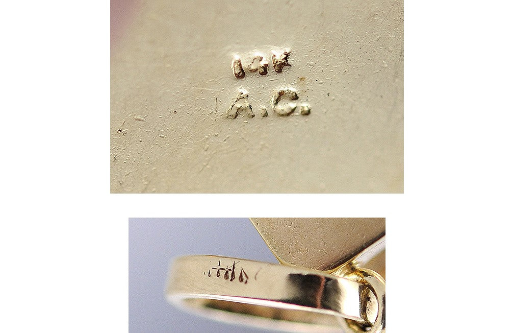Incredible 14k Gold Mechanical Slot Machine Charm Pendant Really Spins!
