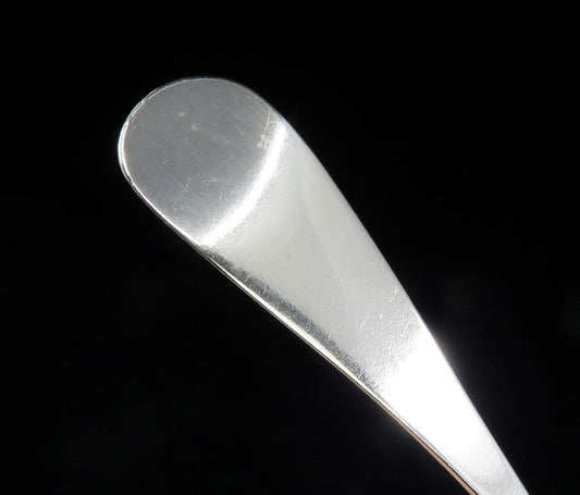 Antique English Sterling Silver Stuffing/ Serving Spoon 12 1/2 inches