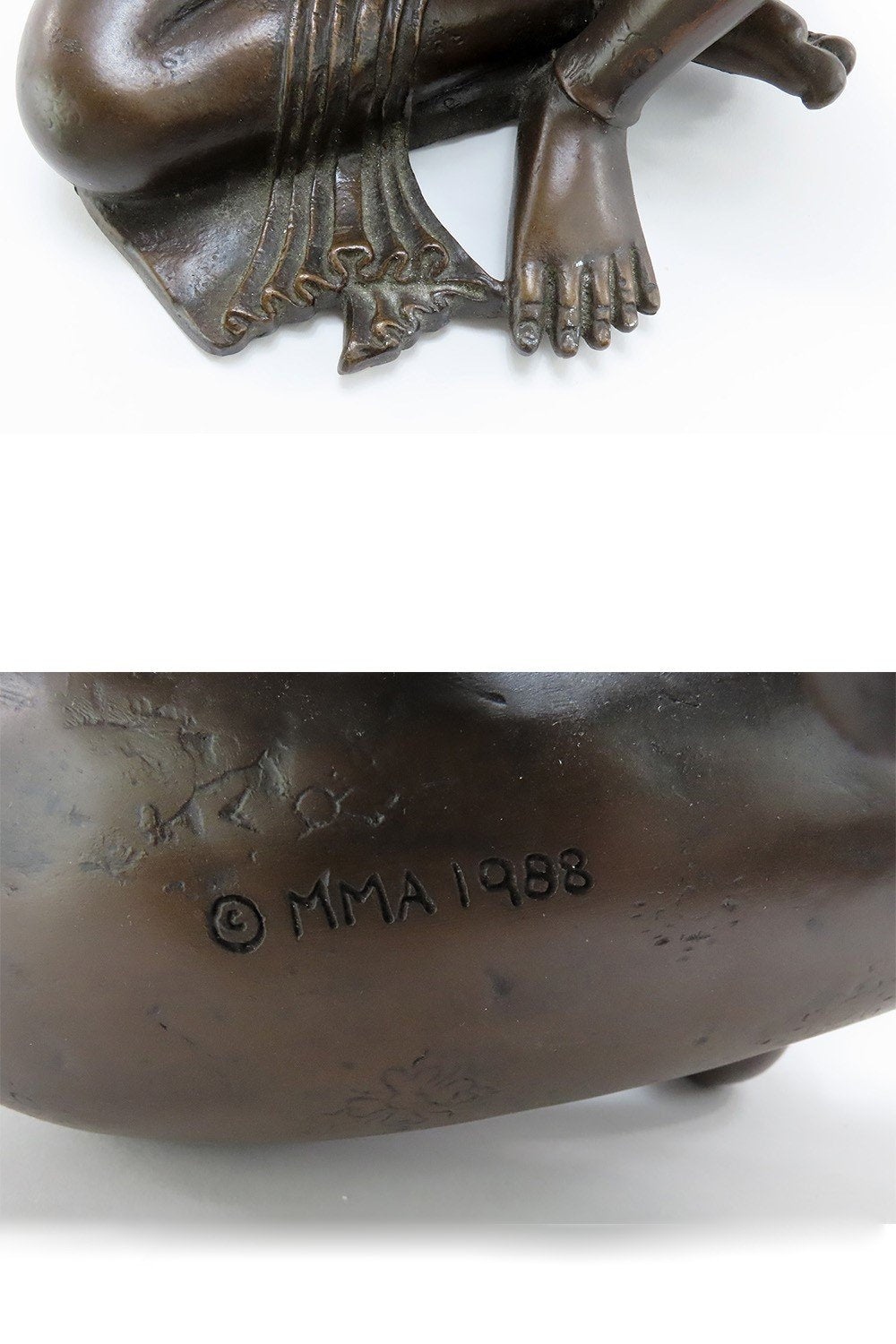 Metropolitan Museum Art Repro of Nepal Uma Parvati Hindu Goddess Bronze 1988