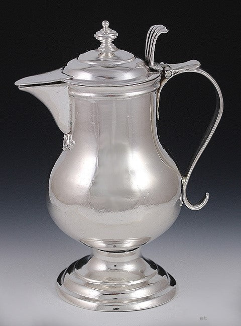 Antique c1750 18th Century Dutch Silver Creamer Milk Jug