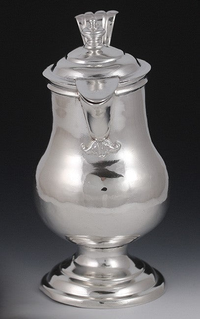 Antique c1750 18th Century Dutch Silver Creamer Milk Jug