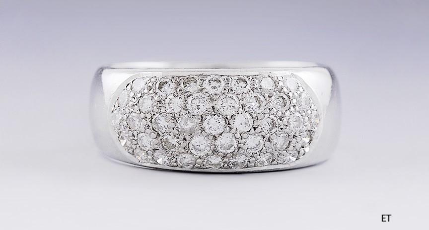 Dazzling 18k White Gold ~1.25ct Diamond Ring