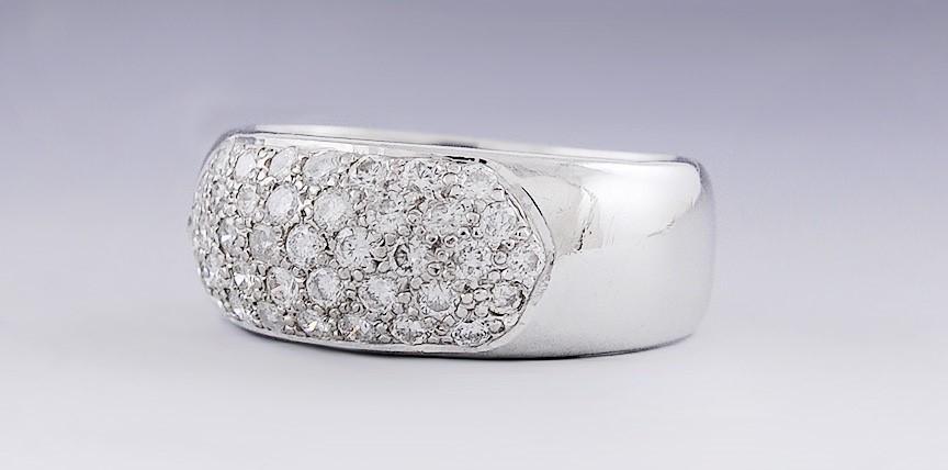 Dazzling 18k White Gold ~1.25ct Diamond Ring