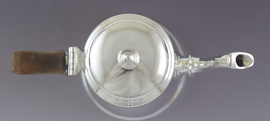 VTG Ensko Sterling Silver Lighthouse 1700s Georgian Style Coffeepot Teapot 10"