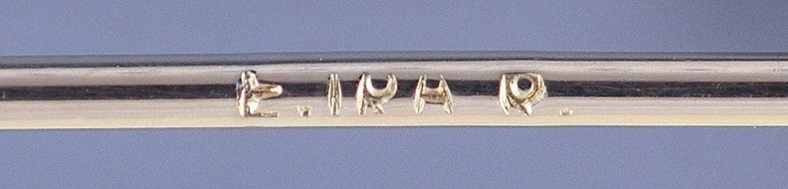 14k Gold Knot Spiral Stick Pin Brooch