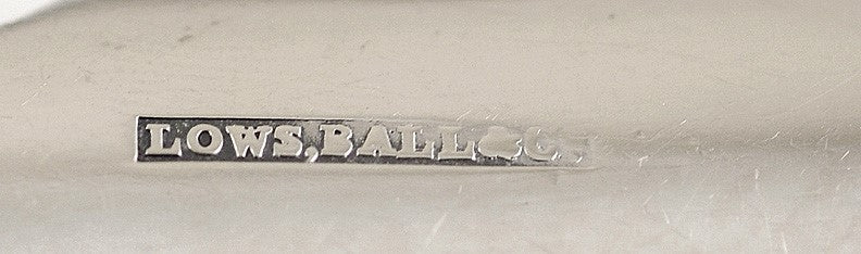 Antique 1840s American Coin Silver Kings Pattern Fish Slice/Server 10 3/4"