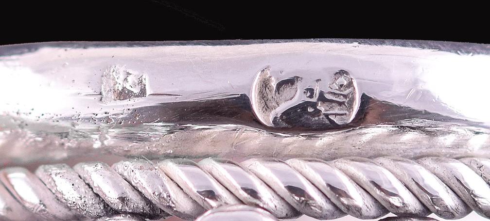 Marvelous Thick Width Turkish Silver Cuff Bracelet w/ Ropes and Woven Design