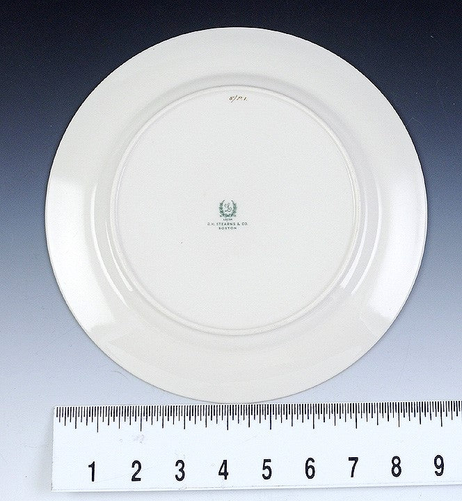 12 LENOX PLATES with Raised Design Potted Flowers and Butterflies Mandarin P1