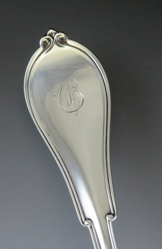 Antique c1920 Sterling Silver Gorham Cottage Punch Soup Ladle 13 1/4"