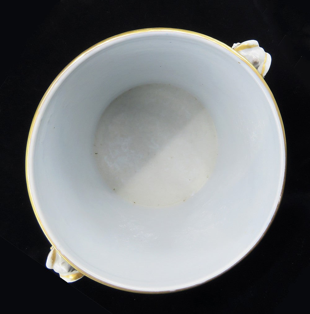 Superb Mid/Late 1800s French Ram's Head Armorial Wine Cooler Champagne Bucket