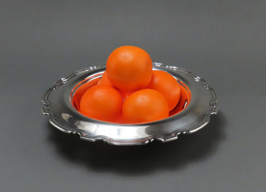 c1925 Tiffany Co Sterling Silver 12" Hampton Centerpiece or Fruit Bowl