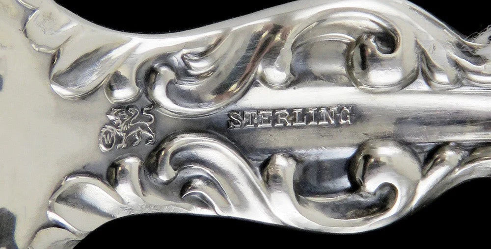 Mint Condition Sterling Silver Gorham Whiting Lily Stuffing Serving Spoon 11 1/2