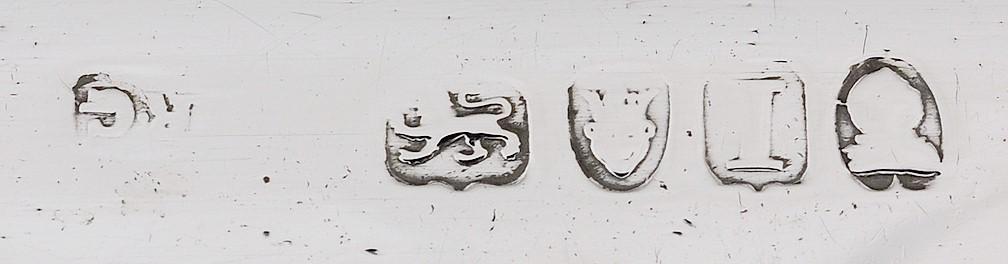 Antique 1804 English Georgian Gadrooned Covered Entree Serving Dish 11.25"X8.5"