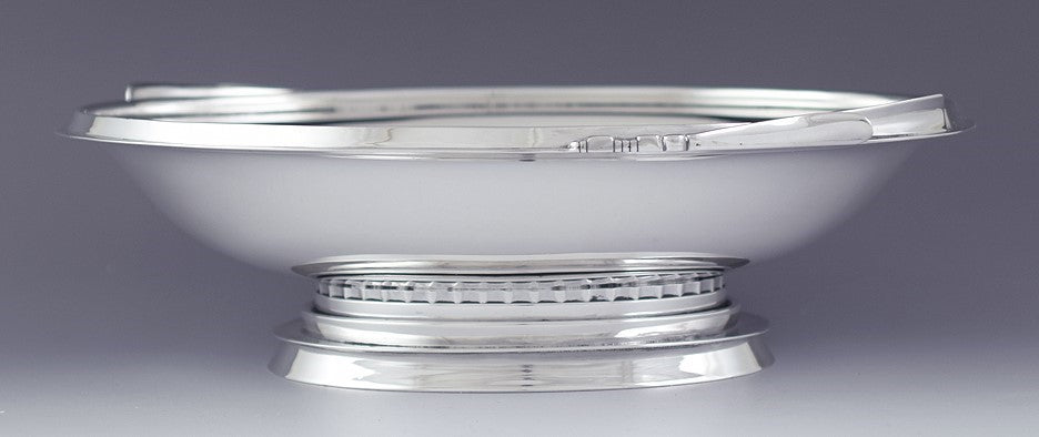 1950s Vintage International Sterling Silver La Paglia Oval Blossom Bowl/Dish