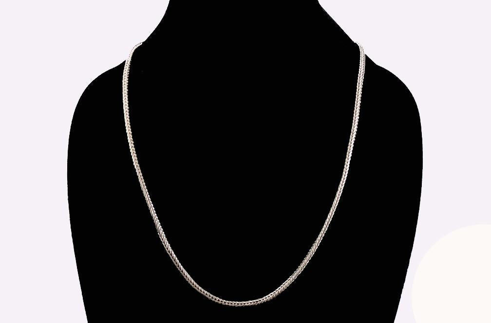 Modern Necklace Sterling Silver Red Carnelian Stone Pendant and Silver Chain