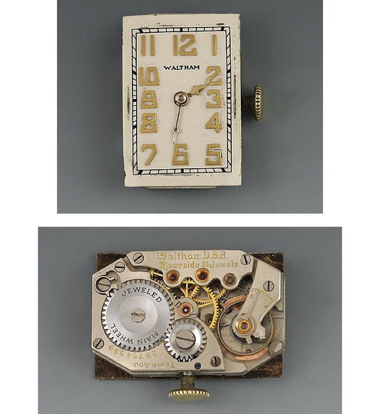 Quality 1935 Waltham 14k Yellow Gold Mens Wrist Watch