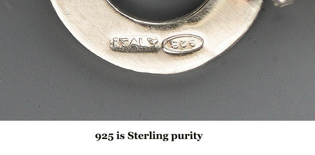 Stunning Sterling Silver Chain Link Bracelet Italian