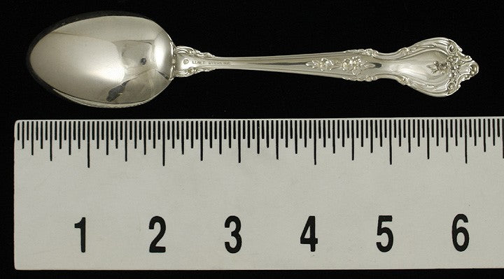 4 Lunt Delacourt Pattern Sterling Silver Teaspoons