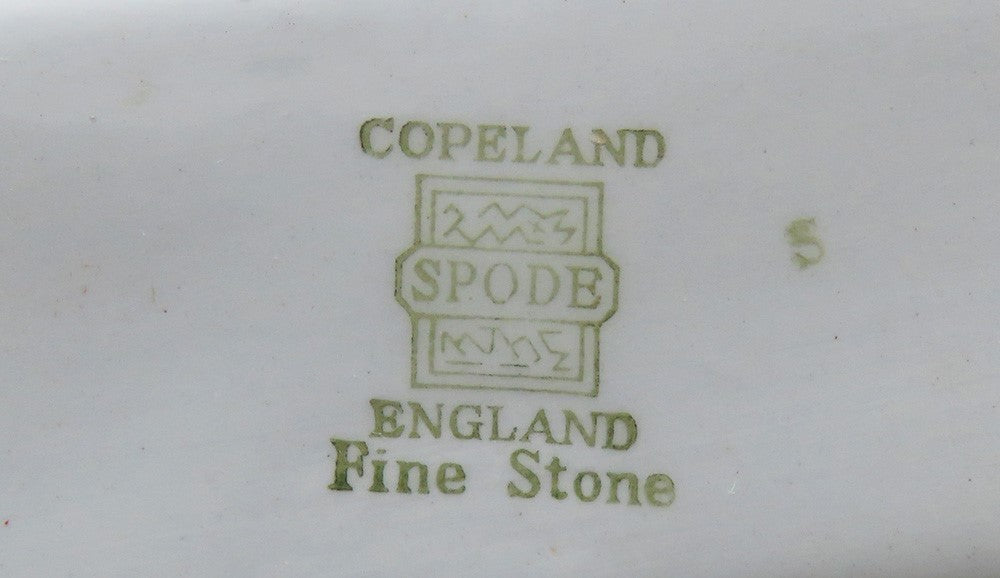 Fine c1920 Copeland Spode Fitzhugh Rust Red Tea Caddy Chinoiserie Bottle
