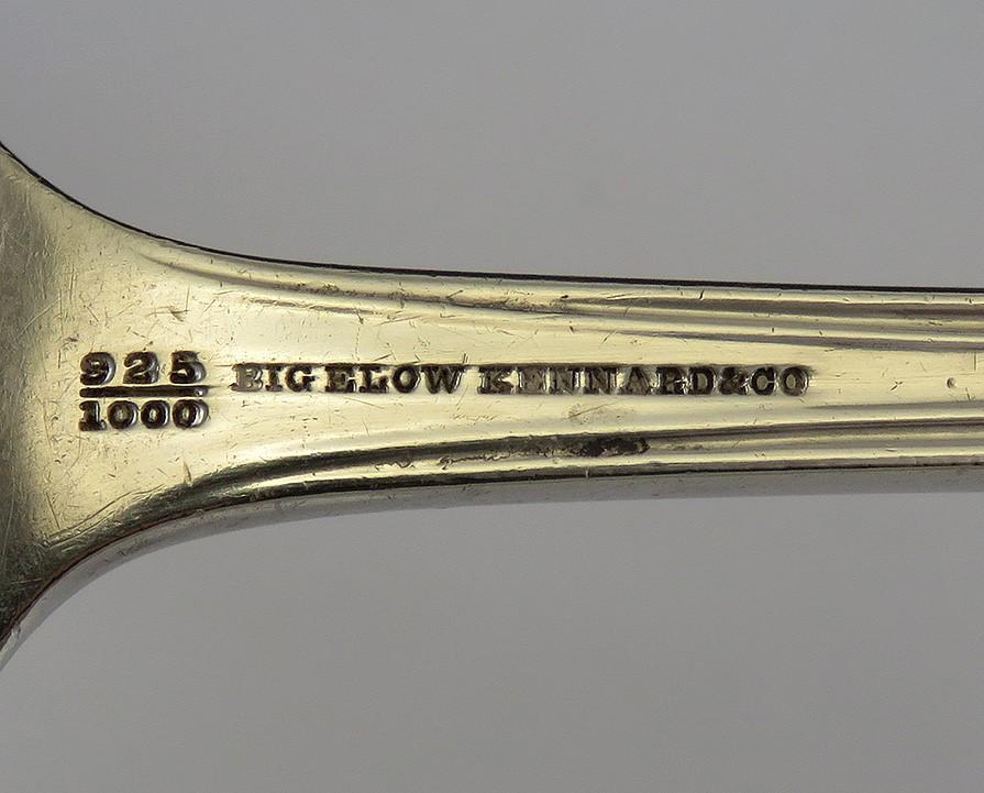 Antique Frank Smith Sterling Silver Newport Shell Soup Punch Ladle 10 1/2"