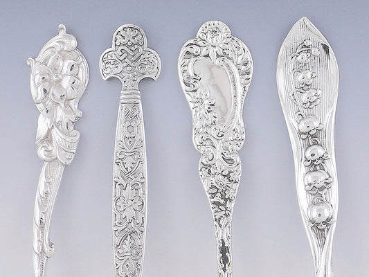 Asst'd Group 8 American Sterling Silver Demitasse Spoons