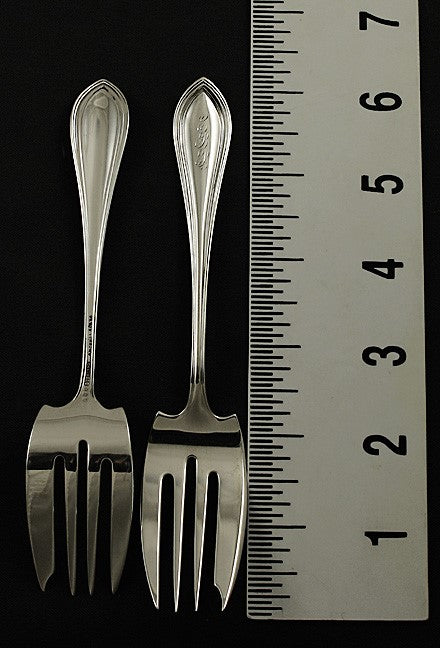6 Watson King Philip Sterling Silver Dessert Forks