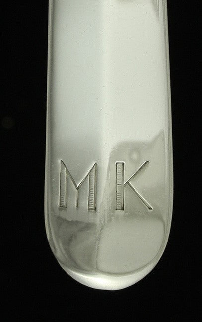 6 Antique 1925 Dutch 935 Sterling Silver Place Table Soup Dessert Spoons 7 1/8"