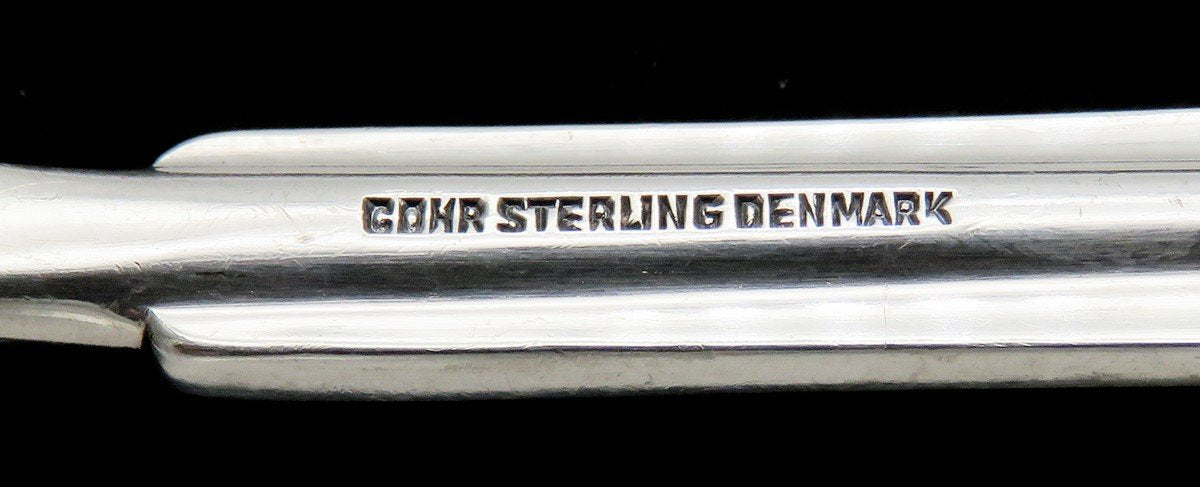 Cohr Denmark Sterling Silver Monica Pattern 8" Casserole Serving Spoon Scoop