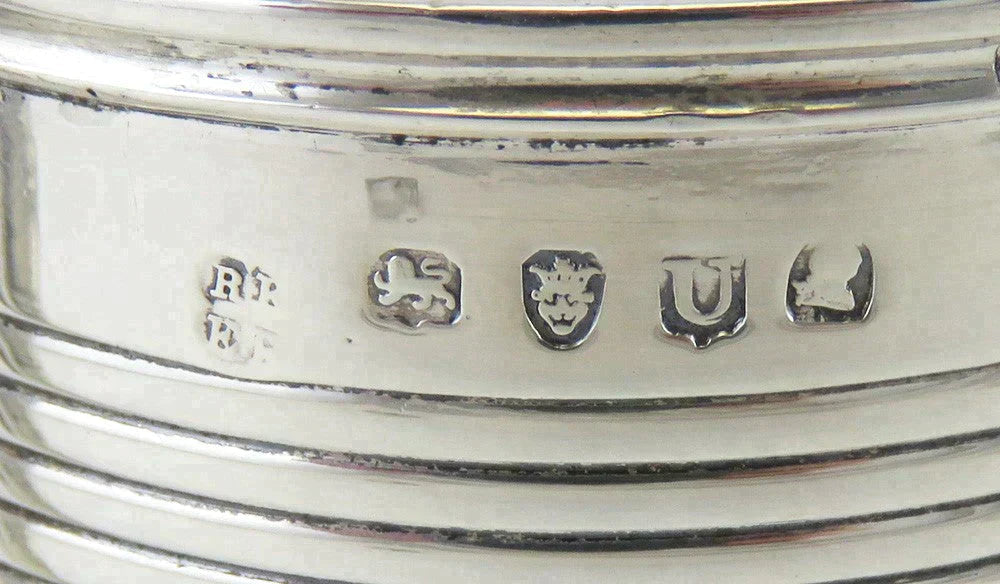 Antique English 1815 Georgian Sterling Silver Cup Mug Rachel John Douglas Mono