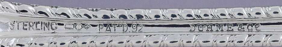 Fine set 8 Dominick & Haff Sterling Silver Mazarin Dinner Forks 7 3/4"