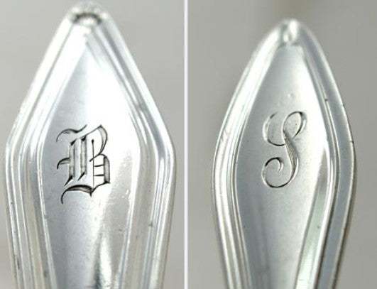 9 Sterling Governor Dummer Demitasse Spoons by Watson