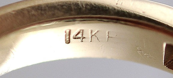 Elegant 1/2 Carat Diamond 14k Yellow Gold Anniversary Band / Ring Size 4.5