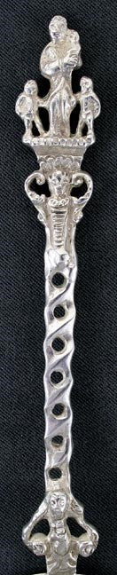 Vintage Dutch Silver Figural Apostle Style Souvenir Brussels Spoon