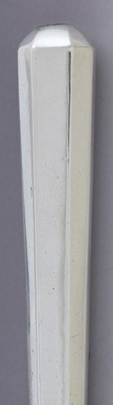 Wonderful Set 10 English Georgian Sterling Silver Handle Dinner Knives