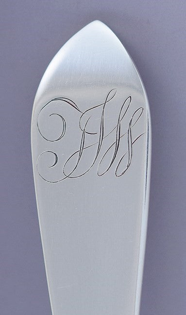 c1780s-1790s Rare set 12 American Coin Silver Coffee Spoons