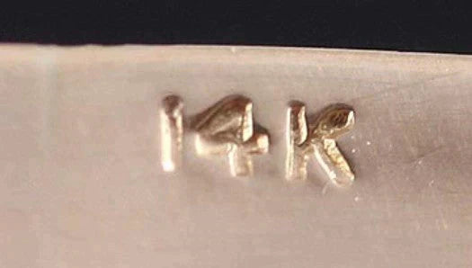 Vintage 1920s Fine Quality 14k Gold Cameo of a Young Woman Brooch Pin