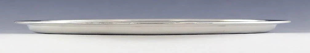 Antique c1920 Tiffany & Co Sterling Silver Oval Platter/Tray 12" X 16"