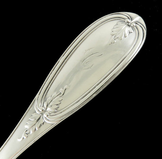 c1860 Bigelow Bros Kennard Sterling Silver Olive Pattern Pie Cake Server