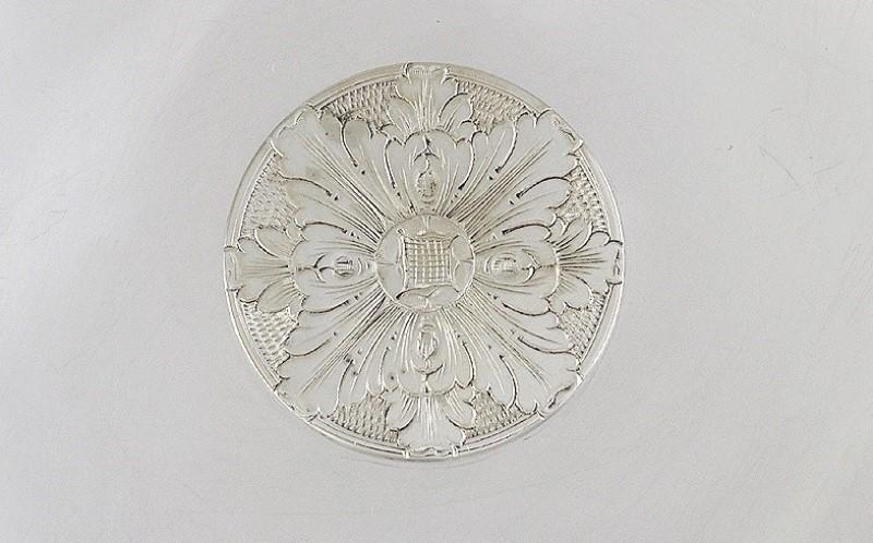 Tall Italian Sterling Silver Compote Medieval/Renaissance Style