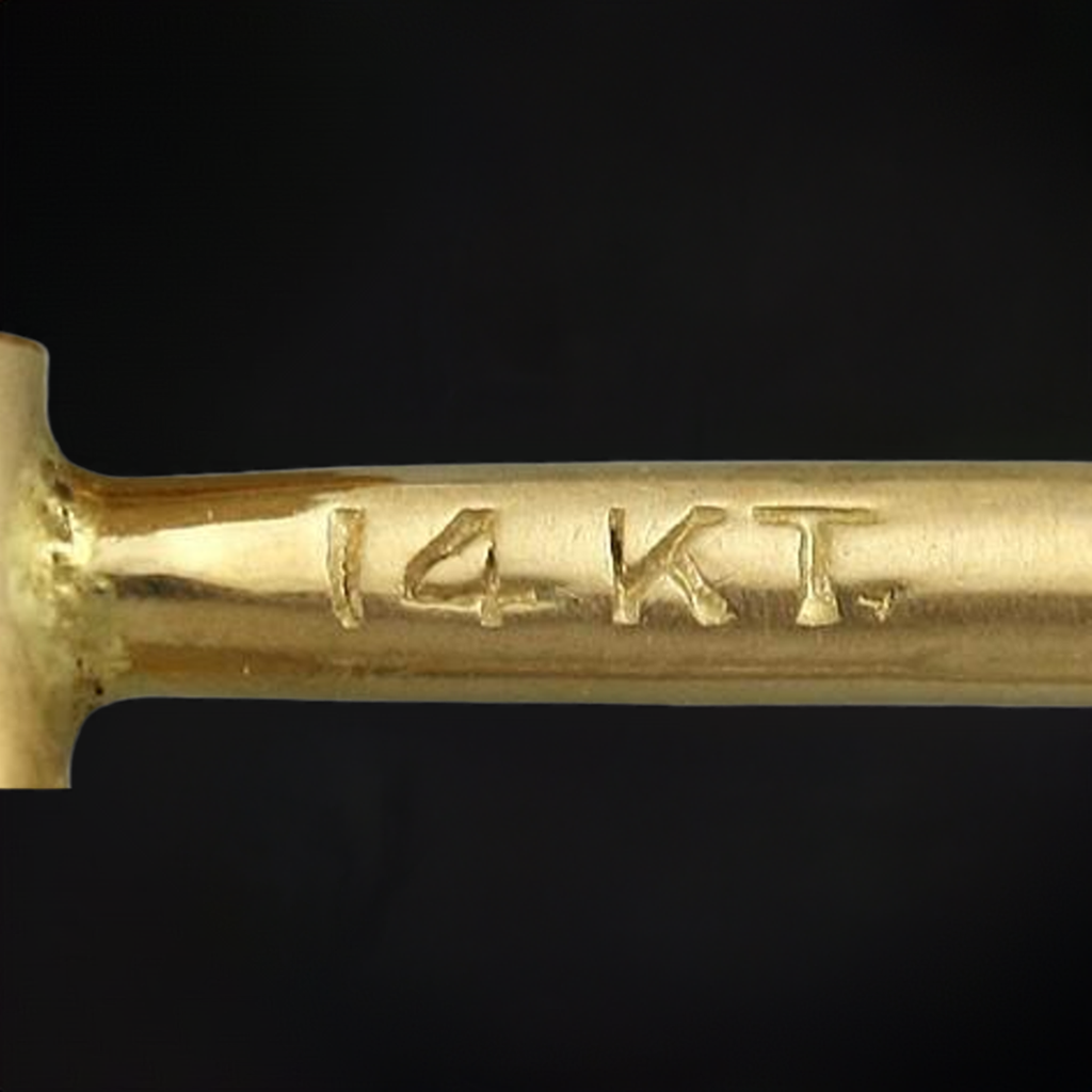 14k Yellow Gold and 3 Pearl Drop Dangle Earrings