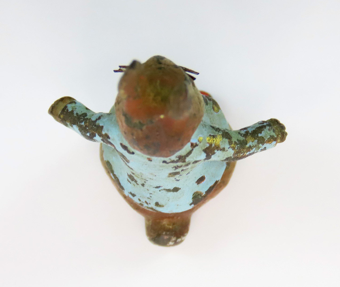 c1890 Peter Rabbit Austrian Bronze Miniature Beatrix Potter 1 3/8" Tall