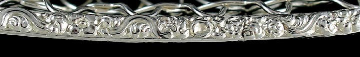 Great OSP Old Sheffield Fused Silver Plate Floral Basket