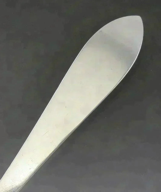 Antique Sterling Silver Faneuil 1910 Serving Spoon Pointed End NO MONO 9 5/8"