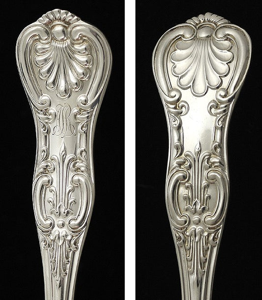 12 Wallace Kings Sterling Grapefruit/Citrus Spoons