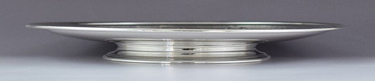 Antique 1907-1947 Tiffany & Co Sterling Silver Low Footed Tray 10.75"