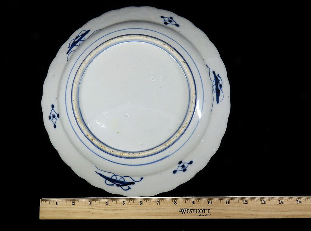 Antique Japanese Imari Dragon Flower Charger Round Tray Plate Platter