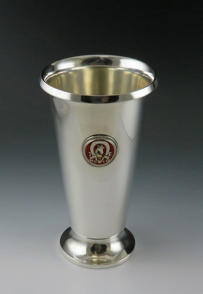 Norwegian 830S Silver Det Norske Travselskap Horseracing Trophy Cup N.M. Thune