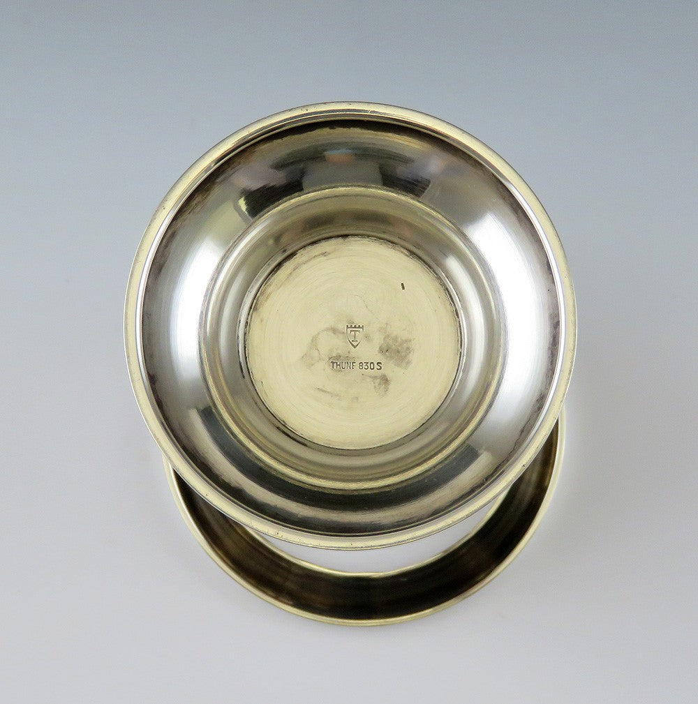 Norwegian 830S Silver Det Norske Travselskap Horseracing Trophy Cup N.M. Thune