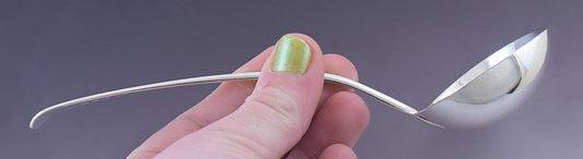 1802 Antique English Sterling Silver Gravy Sauce Ladle by Eley and Fearn